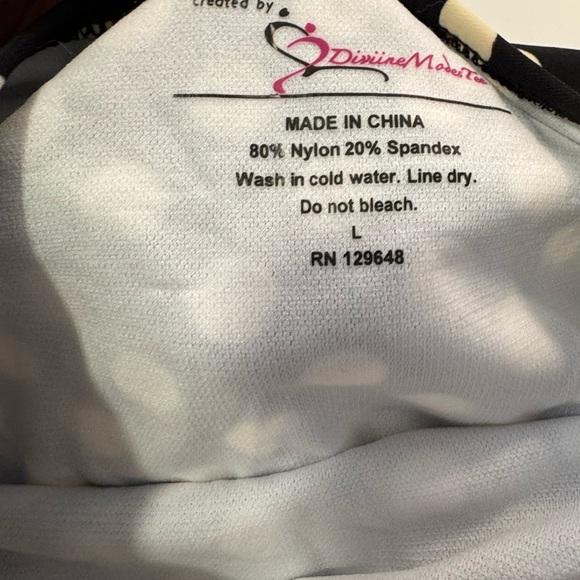 Divinita Sole polk a dot Tankini large - Picture 8 of 10